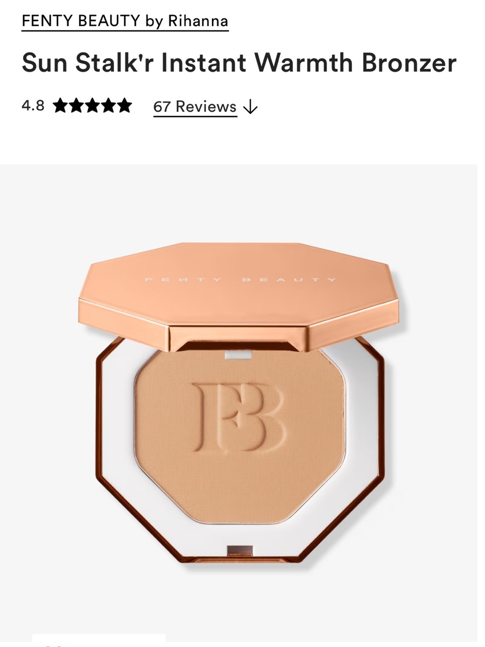 Fenty Beauty Sun Stalk'r Bronzer — 01 Inda Sun